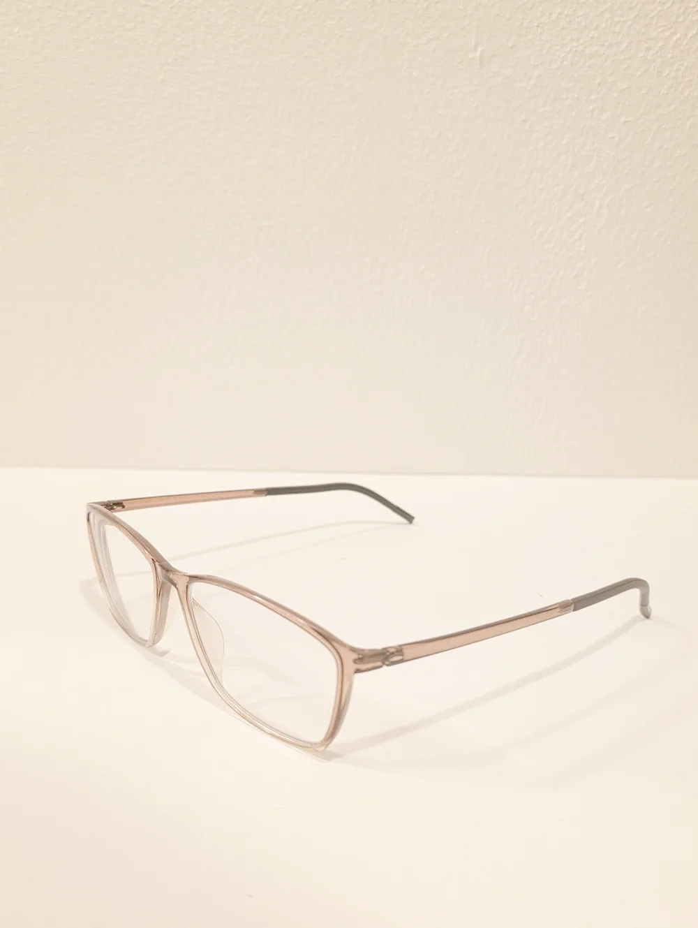 Auth Silhouette SPX 1560 6060 Translucent Rose Brown Gradient Eyeglasses Frames